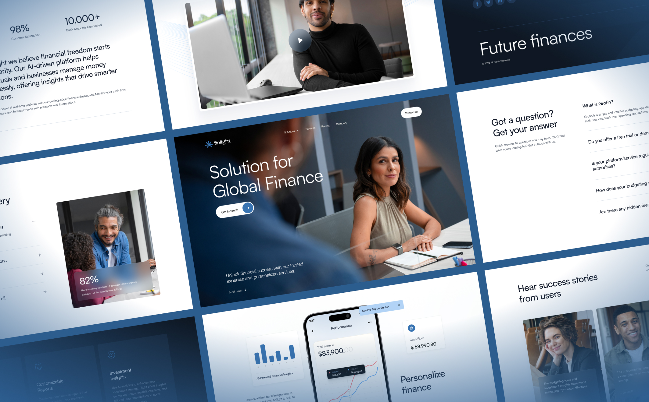 Finlight – Fintech Landing Page Template with 9 Modular Blocks Built in Figma - Large Shot 4