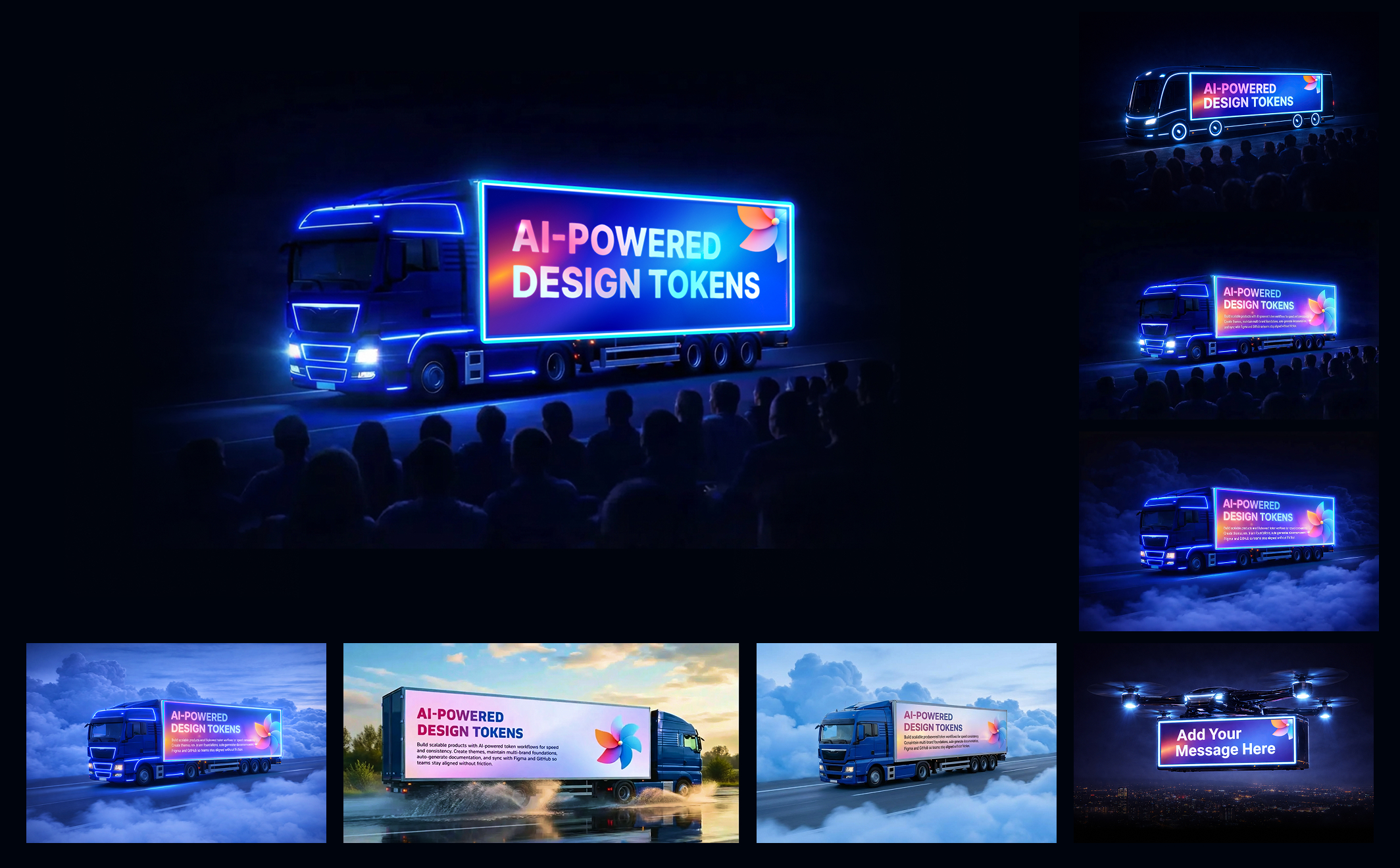 Cinematic Billboard Mockup Concept with Reusable AI Prompt - Large Shot 2